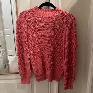Hyacinth House - Punchy Pink PomPom Lainey Sweater